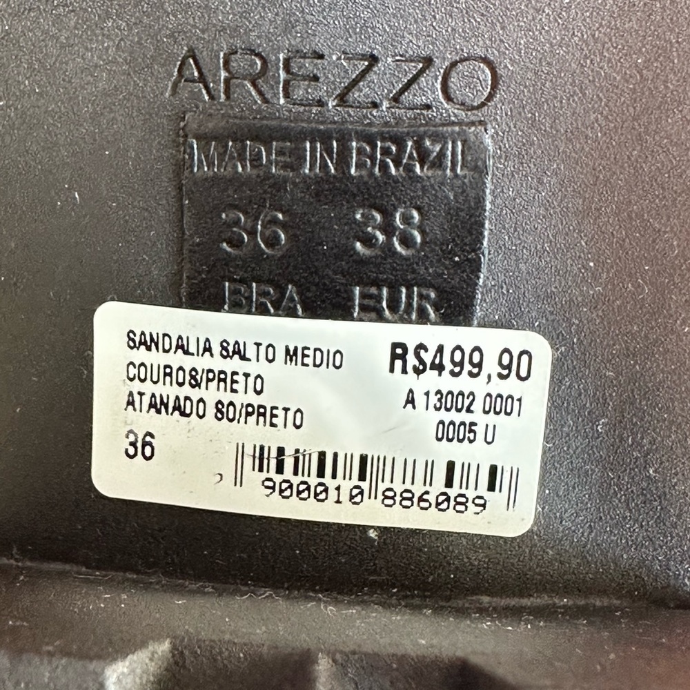 Black sandals NEW size 7AU - Picture 7 of 10